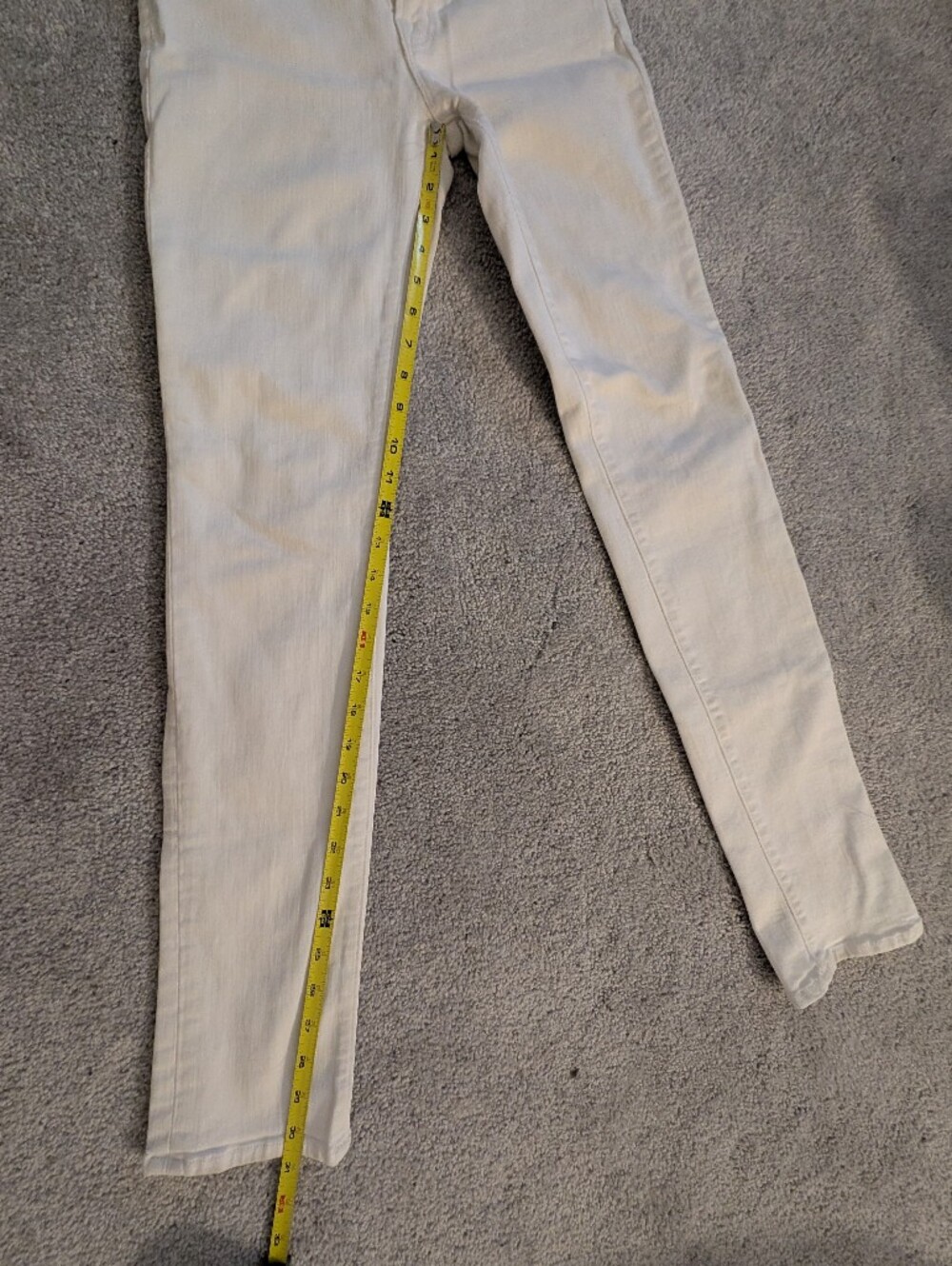 J Brand White Skinny Jeans Size 27 - Picture 7 of 8
